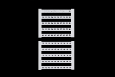 Weidmüller Klemmenmarkierer DEK 1-50