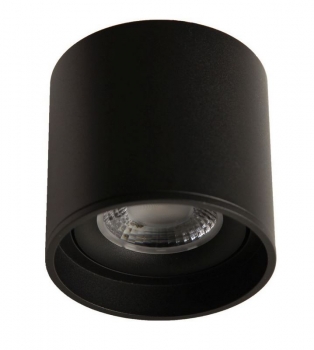 LED Ceiling Spot 24V, 8W, RGBW/2700K, CRI90 Schwarz