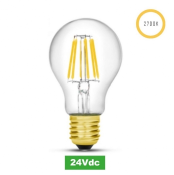 LED-Filament 24V, 8W, 2700K, E27