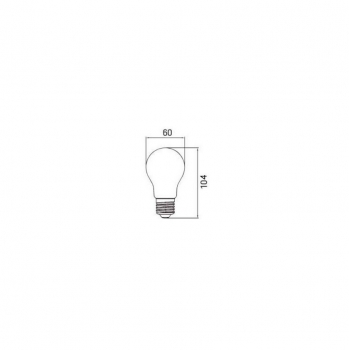 LED-Filament 24V, 8W, 2700K, E27