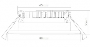 LED-Swing Spot 24V, 5W, 2700K, CRI90