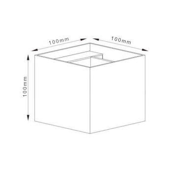 LED-Wandleuchte 24V, 8W, RGBW/2700K, CRI90, IP54 Schwarz