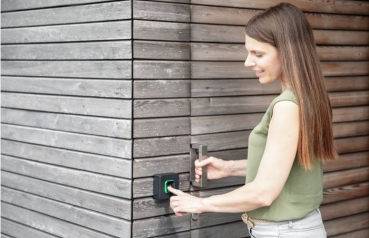 ekey xLine Fingerprintset für Aufputzmontage in Weiß