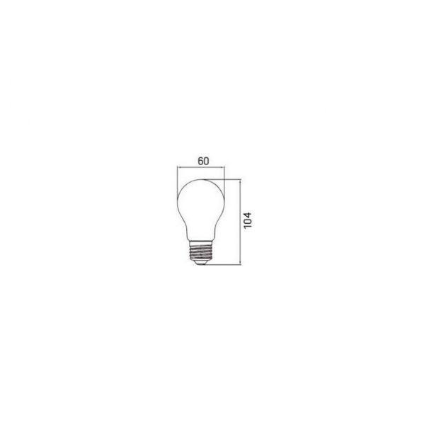 LED-Filament 24V, 8W, 2700K, E27