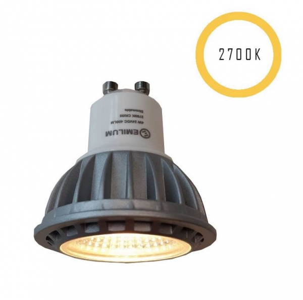 LED-Retrofit-Spot, 24V, 4W, 2700K, GU10